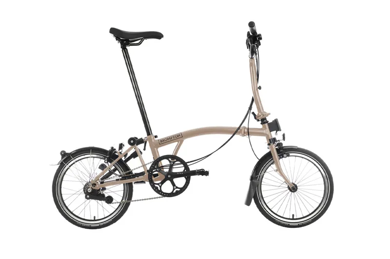 Brompton C Line Urban 2 Speed Folding Bike Dune Sand-1