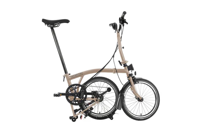 Brompton C Line Urban 2 Speed Folding Bike Dune Sand-2