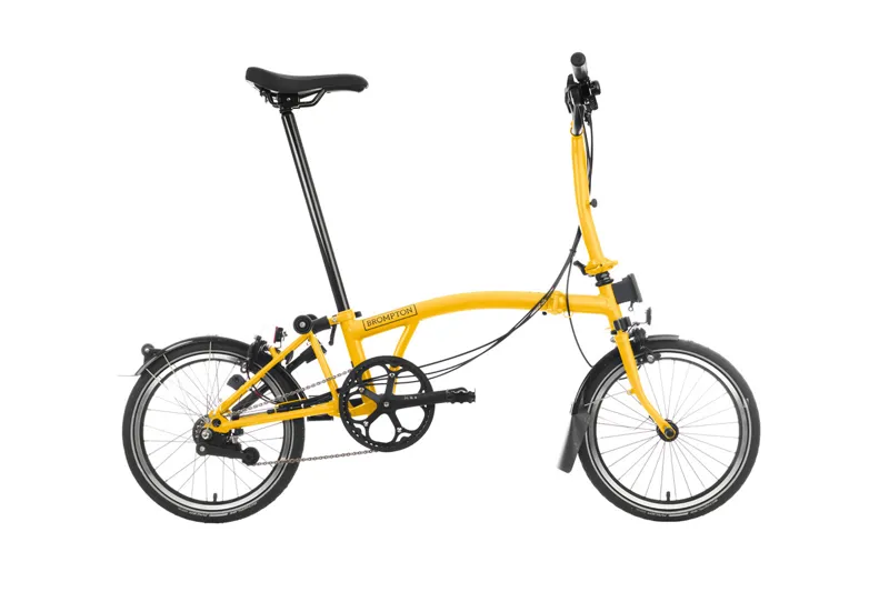 Brompton C Line Explore 6 Speed Folding Bike Bumblebee Yellow-1