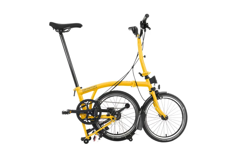 Brompton C Line Explore 6 Speed Folding Bike Bumblebee Yellow-2