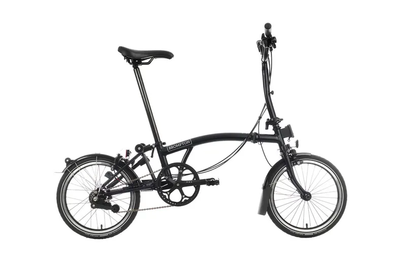 Brompton C Line Explore 6 Speed Folding Bike Black-1