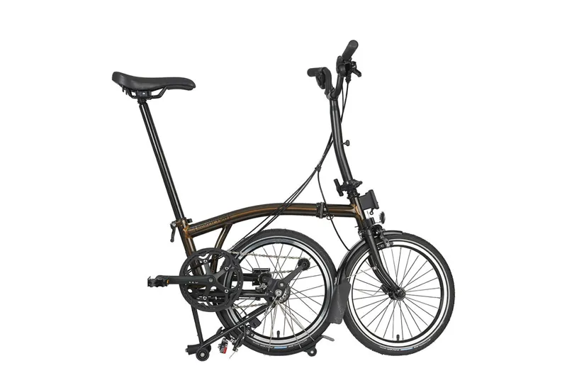 Brompton C Line Explore 6 Speed Folding Bike Black Lacquer-2