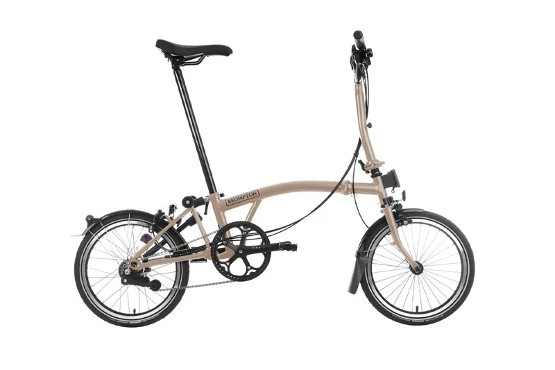 Brompton C Line  Explore 6 Speed Folding Bike Dune Sand-1