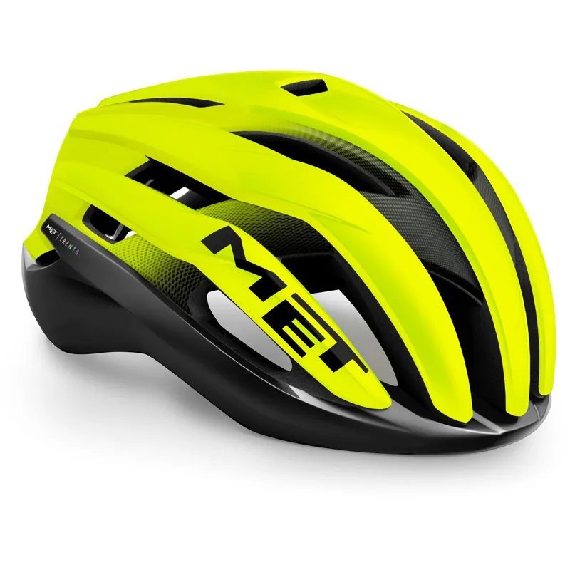 MET Trenta MIPS Helmet - Flou Yellow Black