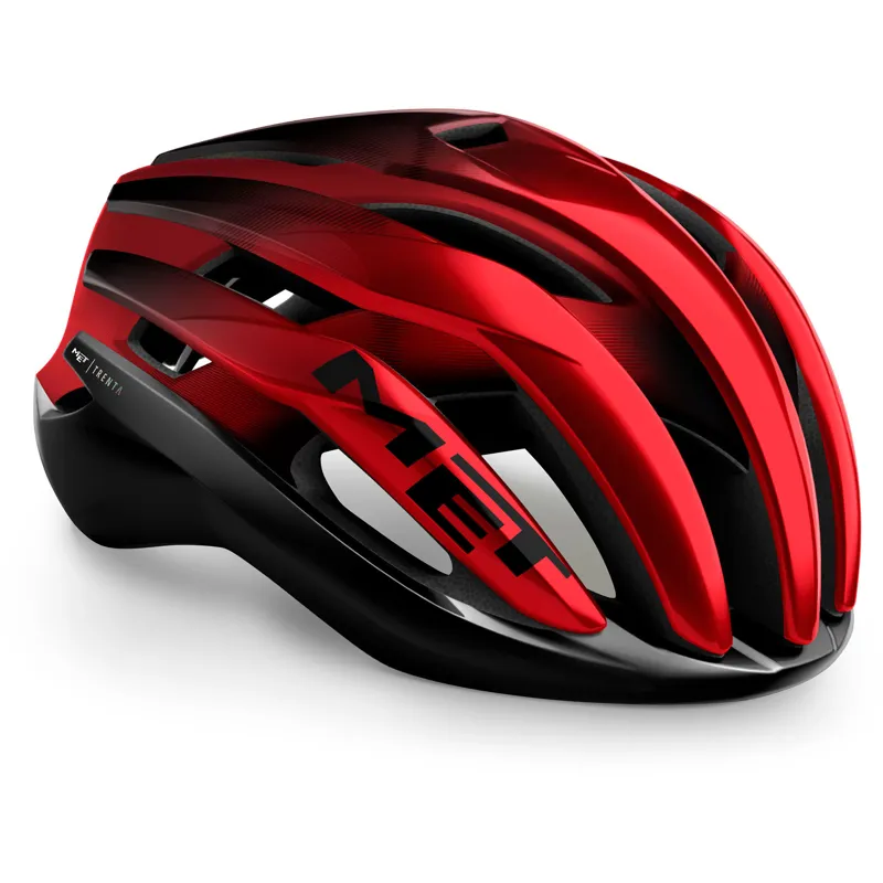 MET Trenta MIPS Helmet -  Black and Red