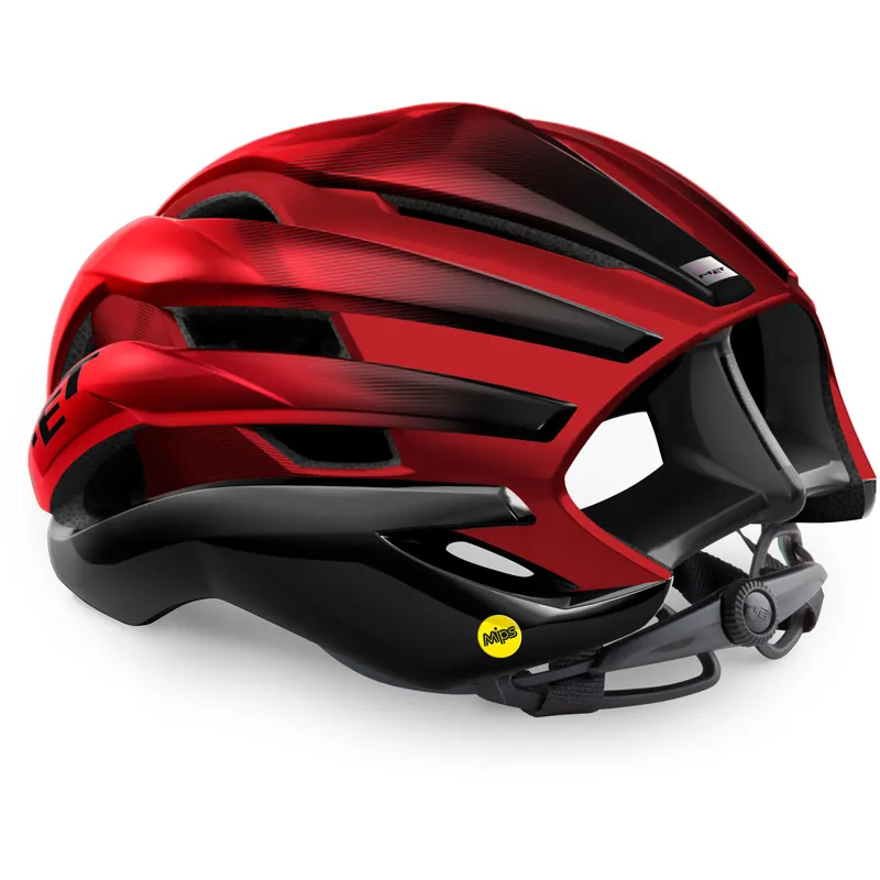 MET Trenta MIPS Helmet -  Black and Red-2