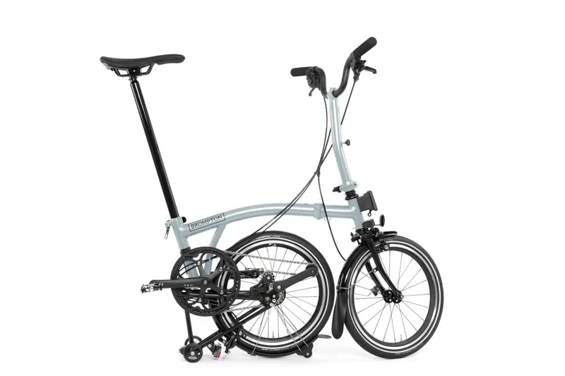 Brompton P Line Explore 12 Speed Folding Bike Lunar Ice-2