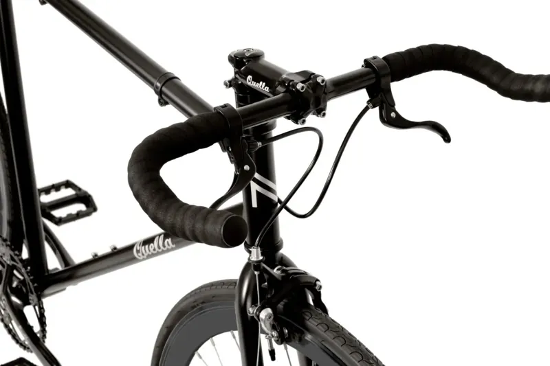 Quella Nero Steel Single Speed Bike in Black with Black Wheelset-2