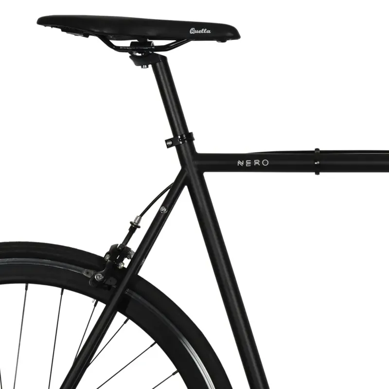 Quella Nero Steel Single Speed Bike in Black with Black Wheelset-4