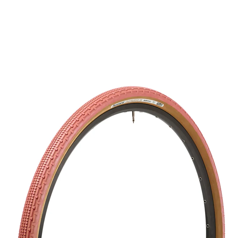 Panaracer Gravel King SK Colour Edition TLC Folding Tyre in Pink