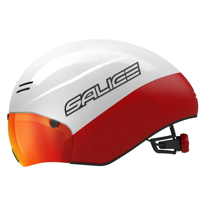 Salice Chrono Helmet White-Red ML 52-58cm