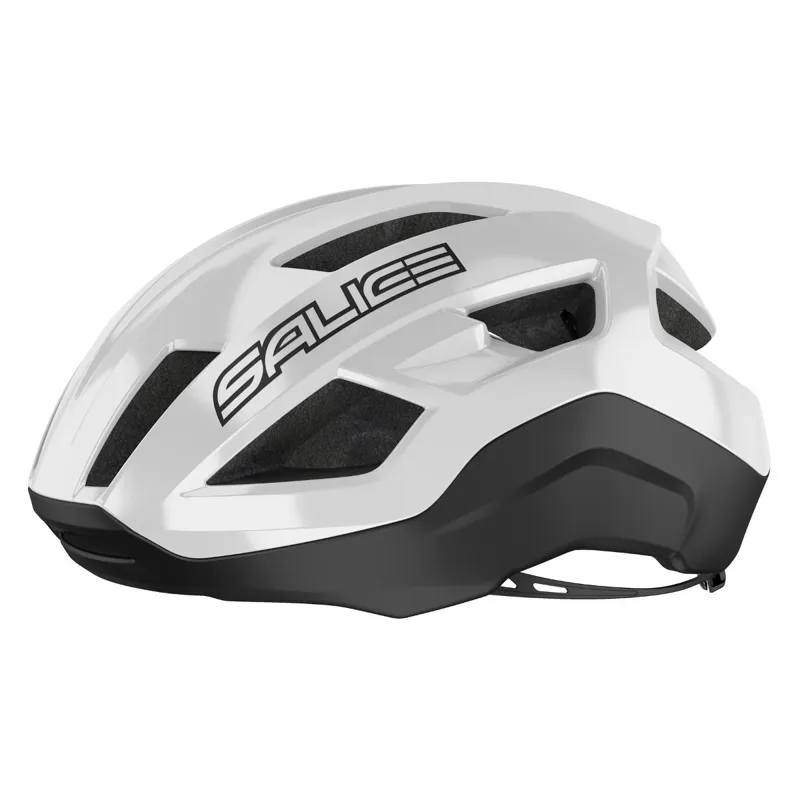 Salice Gavia Helm L-XL – Leichter Fahrradhelm Für Erwachsene In Weiß/Schwarz