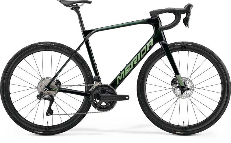 Merida Scultura Endurance 9000 Carbon Road Bike in Green