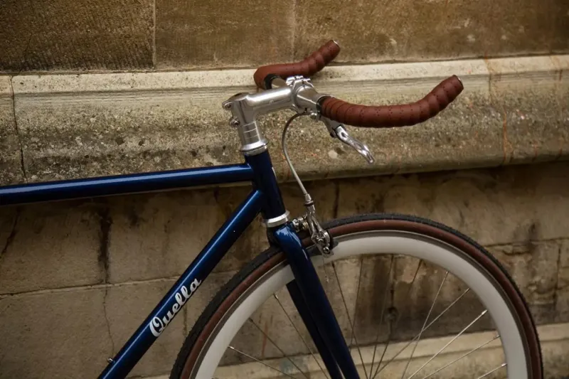 Quella Varsity Collection - Oxford Steel Single Speed Bike in Blue-9