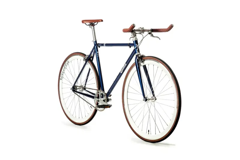 Quella Varsity Collection - Oxford Steel Single Speed Bike in Blue-1