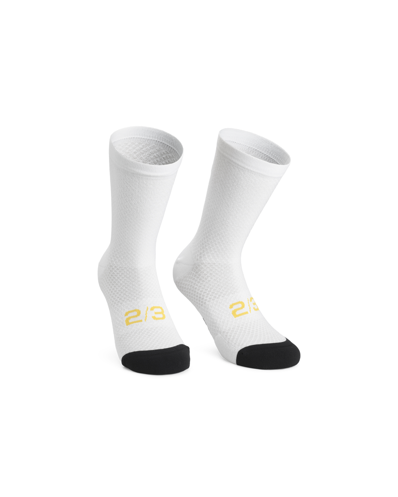 Assos Spring Fall Socks White