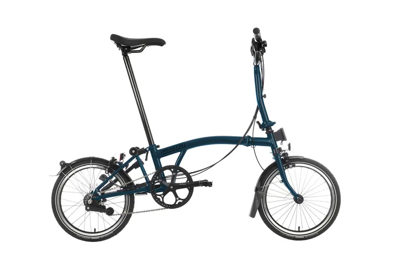 BROMPTON C LINE URBAN 2 SPEED FOLDING BIKE LOW-MID-HIGH OCEAN BLUE-1