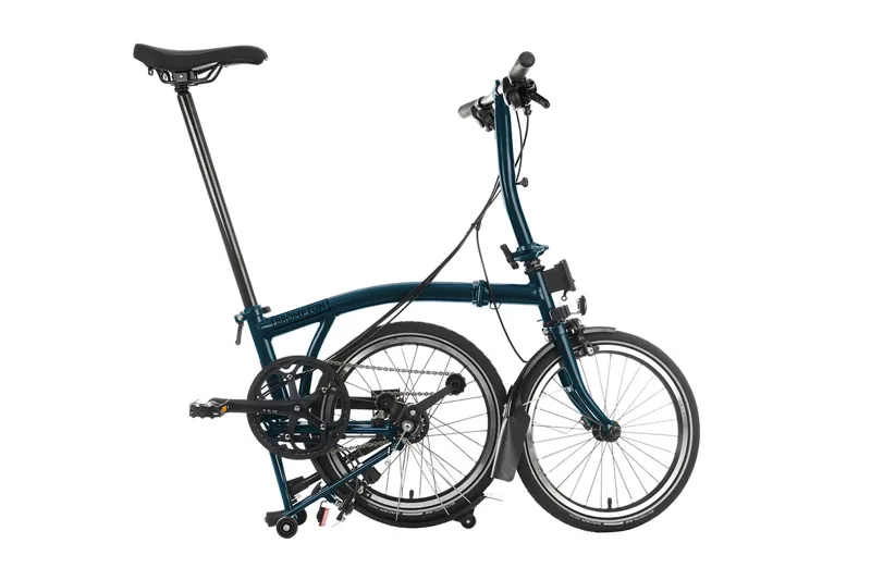 BROMPTON C LINE URBAN 2 SPEED FOLDING BIKE LOW-MID-HIGH OCEAN BLUE-5