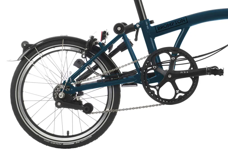 BROMPTON C LINE URBAN 2 SPEED FOLDING BIKE LOW-MID-HIGH OCEAN BLUE-8