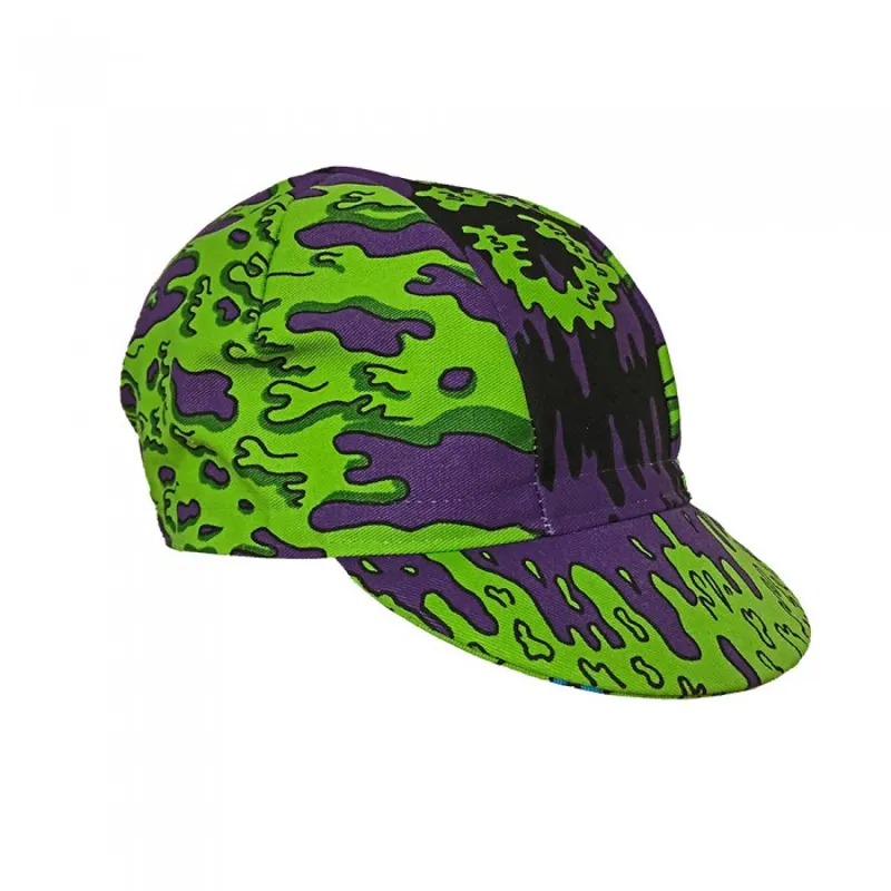 Cinelli Ana Benaroya Slime Cap in Green/Purple