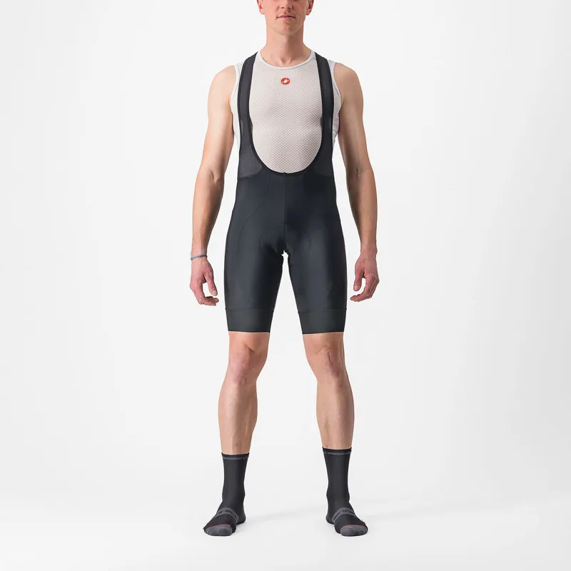 Castelli Entrata 2 Bib Shorts in Black-1
