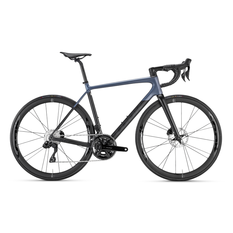 Look 785 Huez 105 Di2 Road Bike grey blue