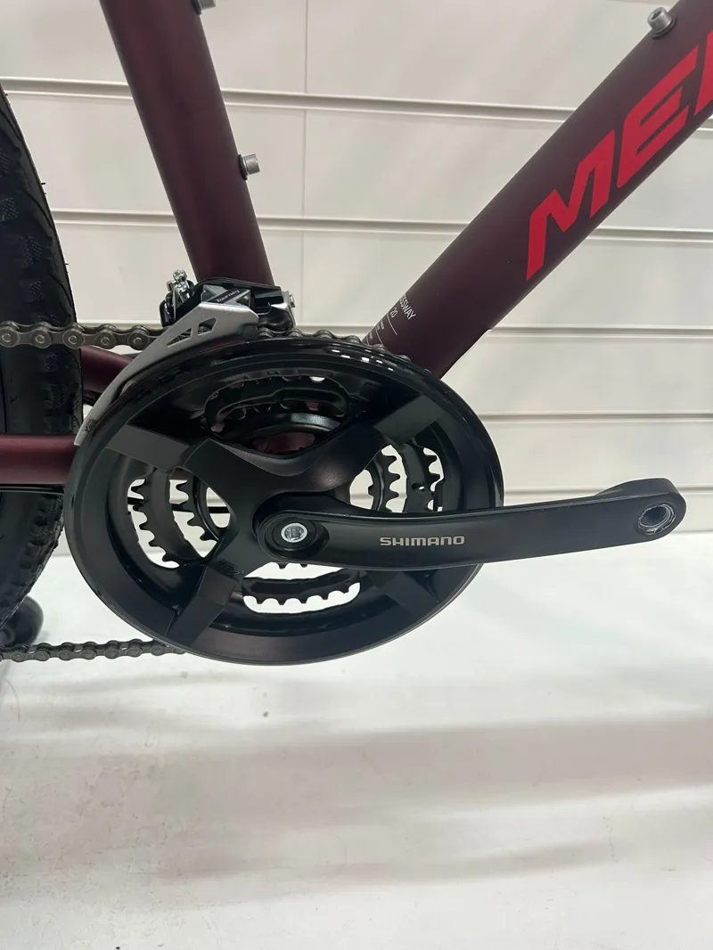 Merida Crossway 20 D Hybrid bike in Red Shop Soiled-1