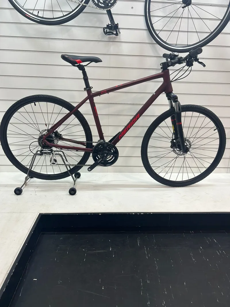 Merida Crossway 20 D Hybrid bike in Red Shop Soiled-2