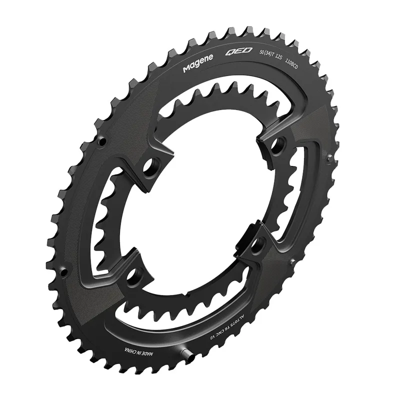Magene QED Split Chainrings Silver -1