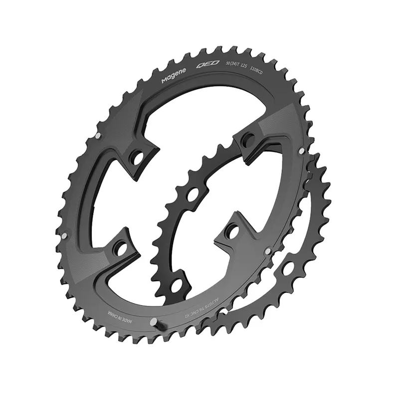 Magene QED Split Chainrings Silver -2