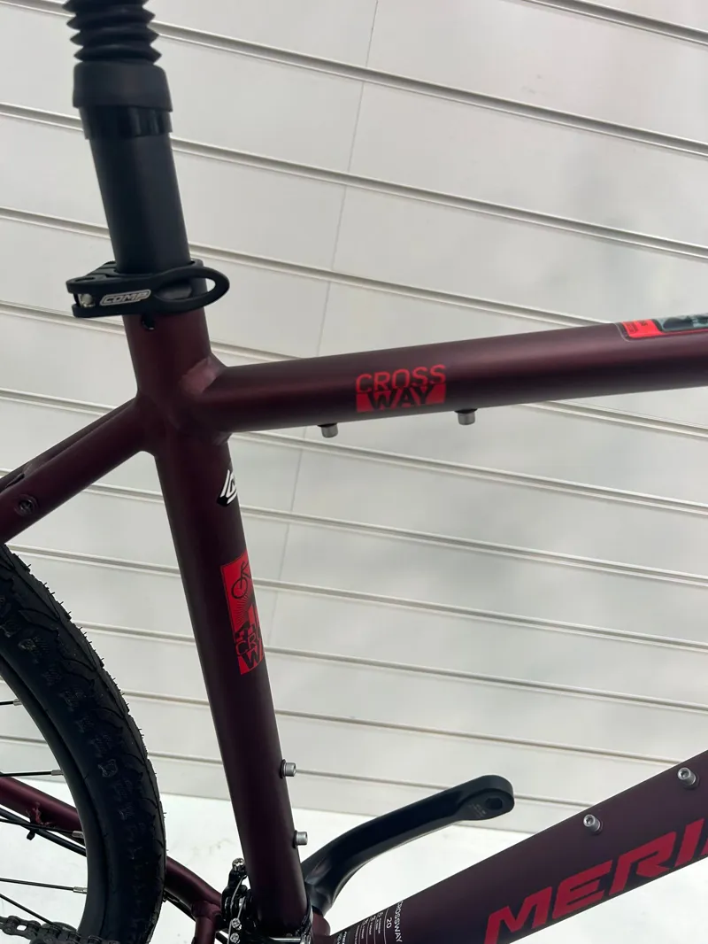 Merida Crossway 20 D Hybrid bike in Red Shop Soiled-7