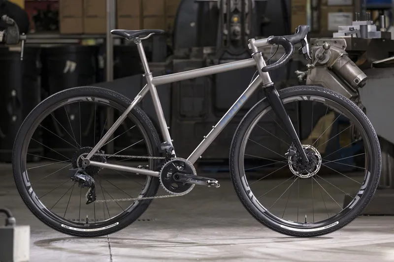 Moots Routt 45 Disc Frame And Fork Di2 Titanium Finish