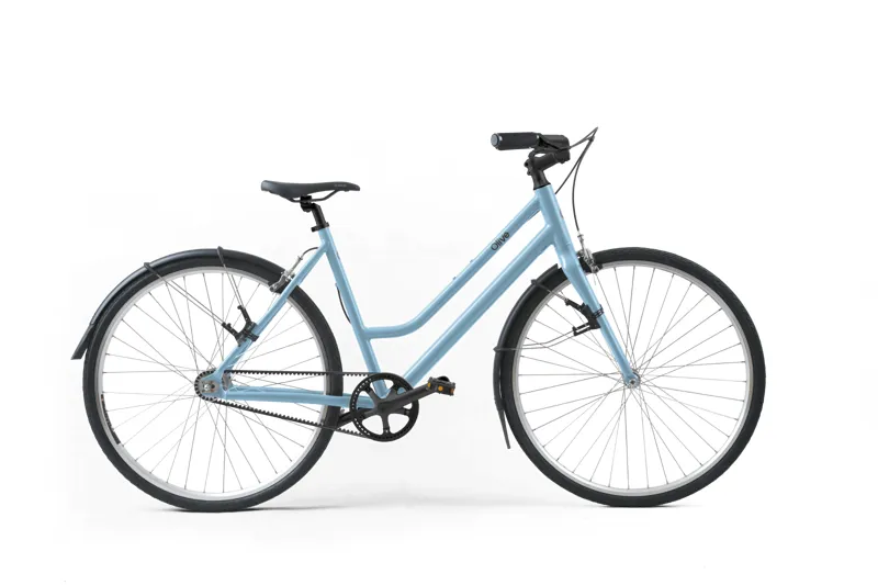 Olive S Belt Drive 2 Speed Bike Step Through 51cm Blue