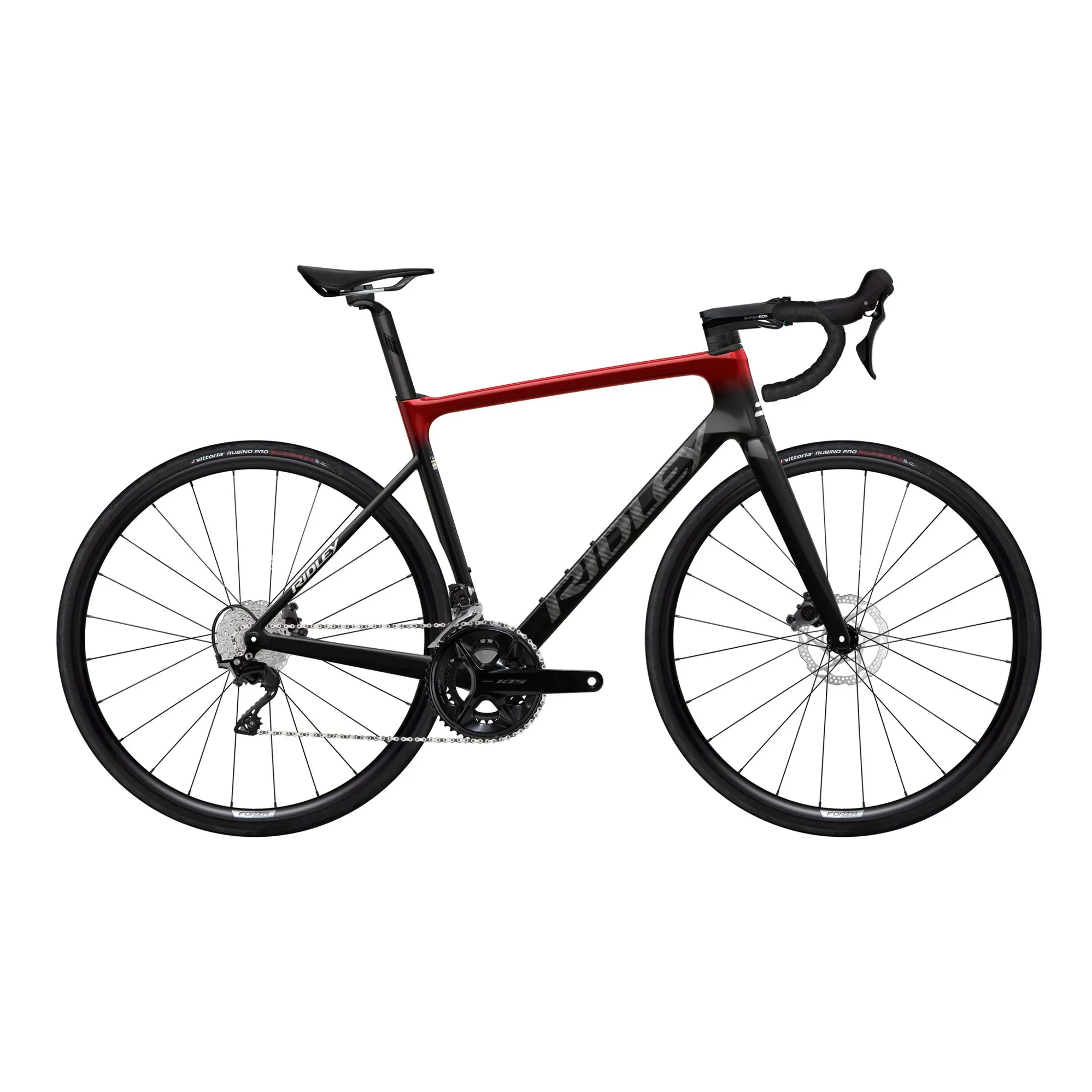 Ridley Falcn 105 Road Bike Black/Red