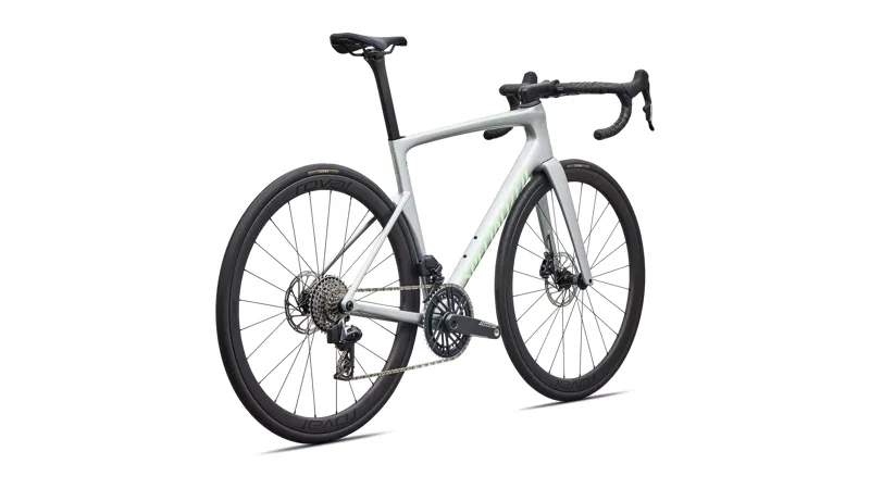 Tarmac SL9 Expert - SRAM Force AXS SILVER / POWDER LIME-2
