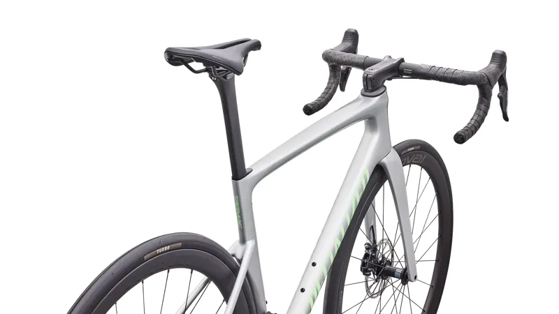 Tarmac SL9 Expert - SRAM Force AXS SILVER / POWDER LIME-3