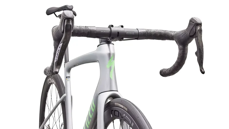 Tarmac SL9 Expert - SRAM Force AXS SILVER / POWDER LIME-4