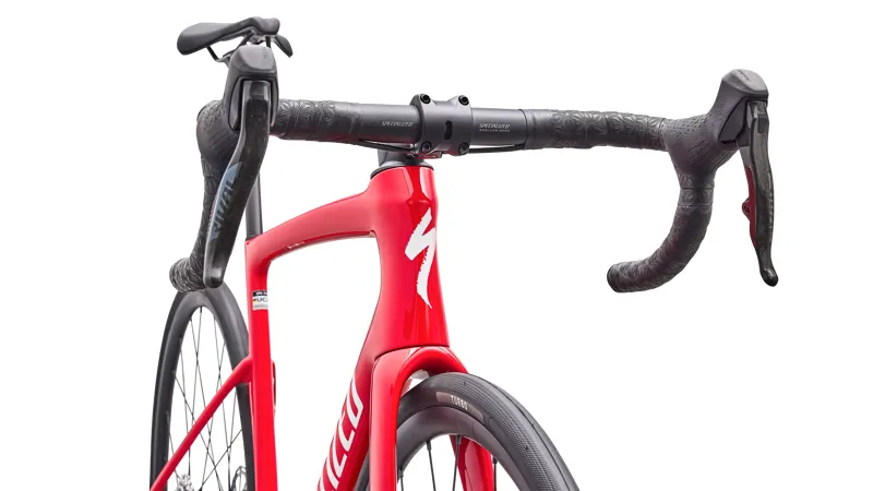 Specialized Tarmac SL9 Comp - SRAM Rival AXS VIVID RED/ WHITE-4