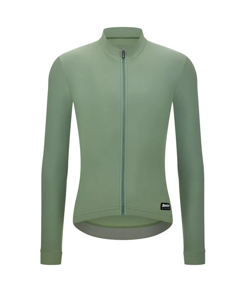 Santini RTR Unisex Long Sleeve Jersey Green-1