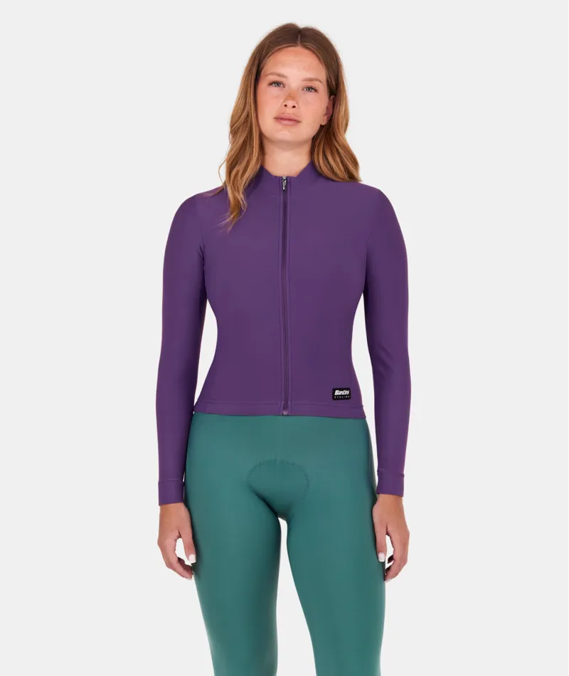Santini RTR Unisex Long Sleeve Jersey Purple