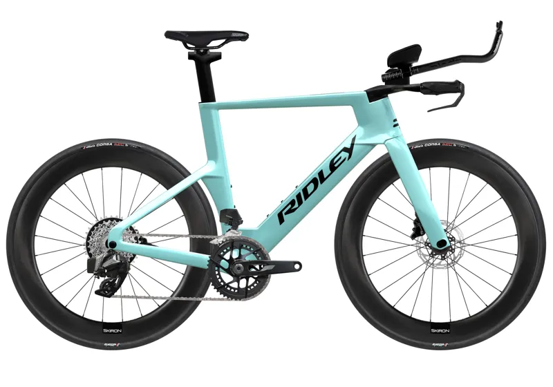 Ridley Triton Fast Sram Rival 2x12 TT Bike Blue