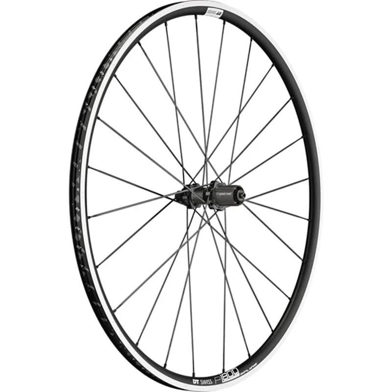 DT Swiss P18 23mm C RR Shim Black rear - 23 mm aluminium clincher 130 mm qr