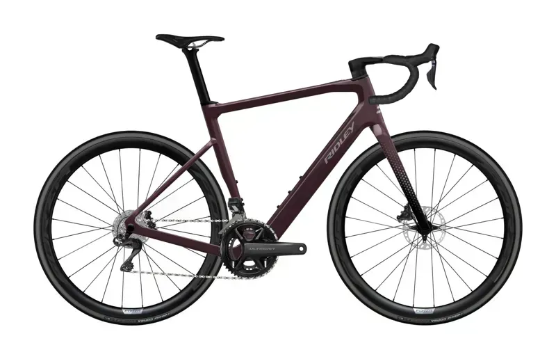 Ridley E-Grifn APEX AXS E-Gravel Bike In Dark Plum