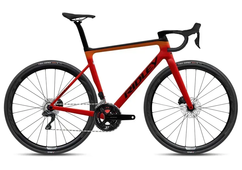 Ridley Falcn RS Shimano 105 DI2 Road Bike in Red