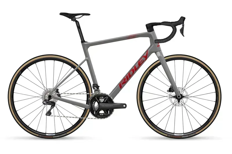 Ridley Grifn 105 GRC02As Road Bike in Battle Ship Grey