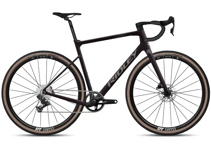 Ridley Grifn Rival XPLR Gravel Bike in Dark Plum