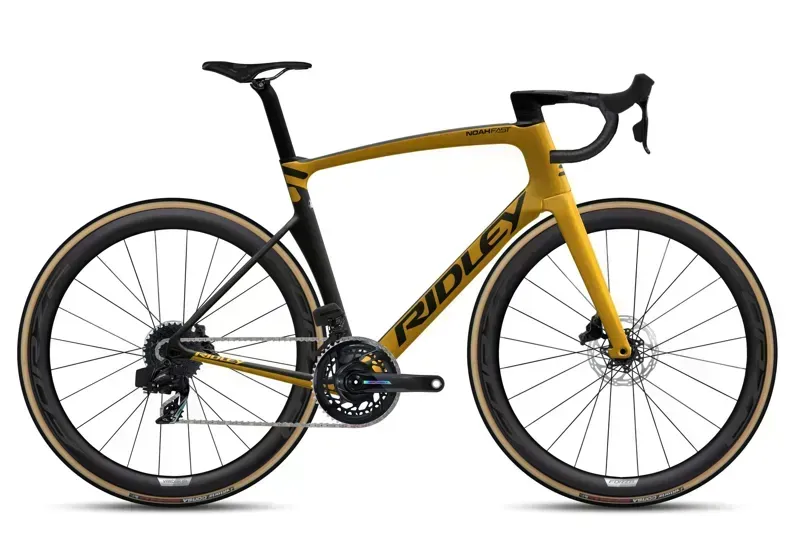 Ridley Noah FAST Disc Force AXS Road Bike in Yellow