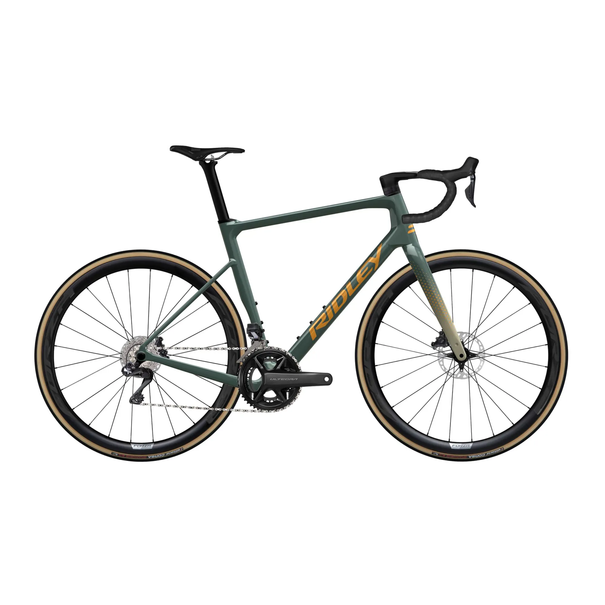 Ridley Grifn RS Ultegra Di2 All Road Bike Green Yellow
