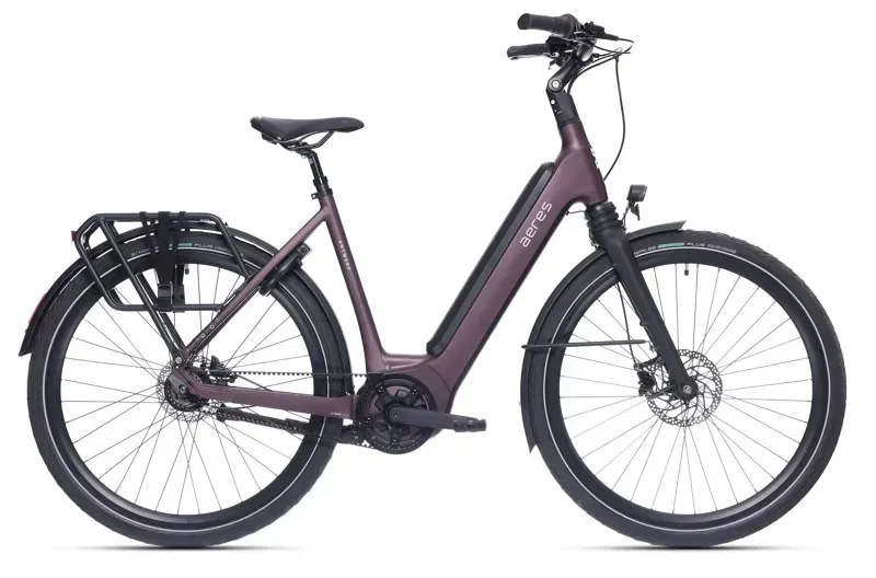 Aeres Antwerp AP eCity Bike in Purple