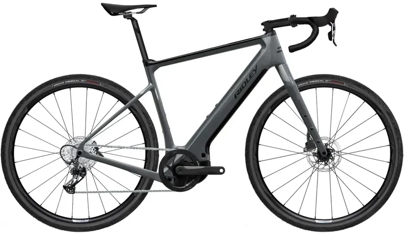 Ridley E-Kanzo Adventure Sram APEX Electric Gravel Bike Grey 